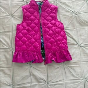 Lilly Pulitzer Pink Quilted Vest for Kids
